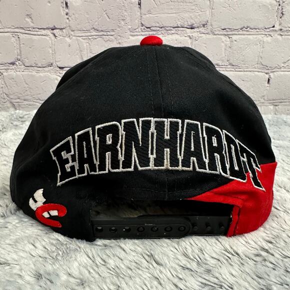 Dale Earnhardt Goodwrench Service Racing GM Black Red White Hat Adjustable Chase - Picture 2 of 7